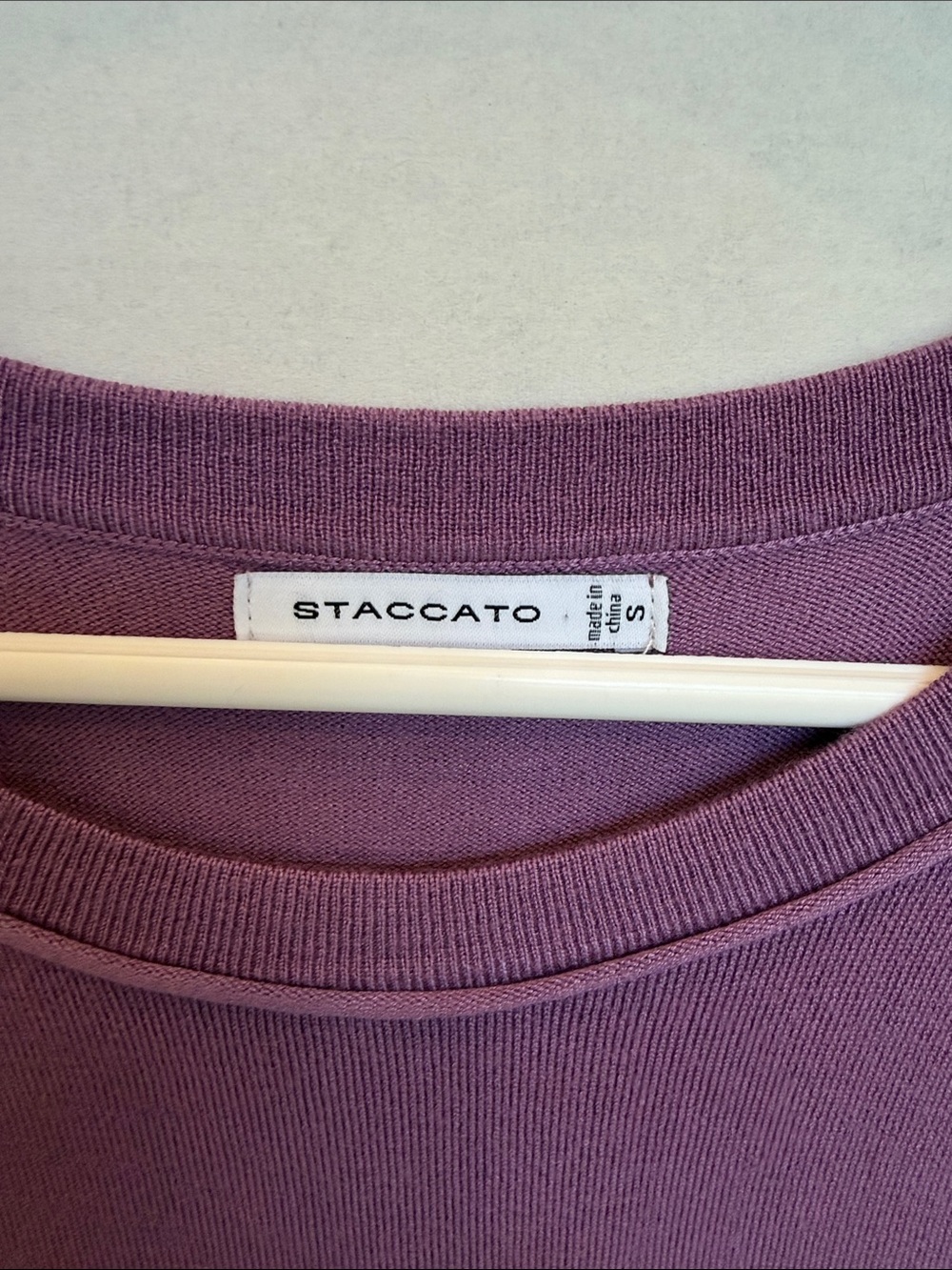 Staccato Plum Short Sleeve Crewneck Tee - Picture 2 of 5